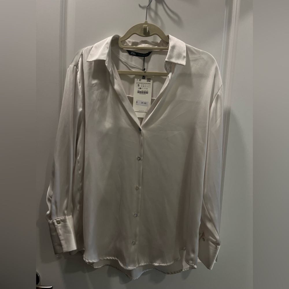 Zara silky blouse